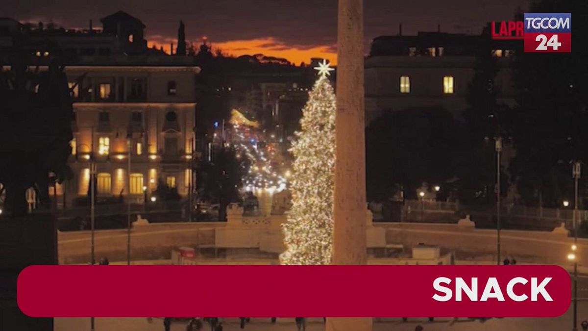 La magia del Natale si "accende" a Roma