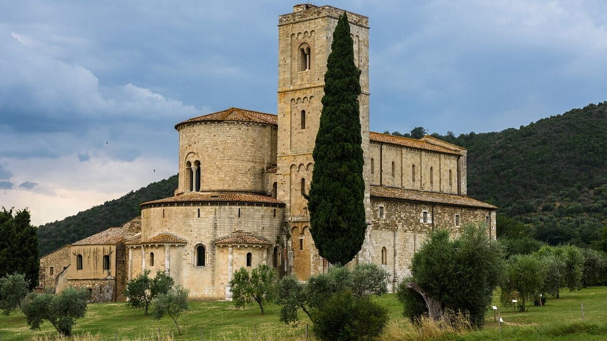 Montalcino, l'Abbazia di Sant'Antimo