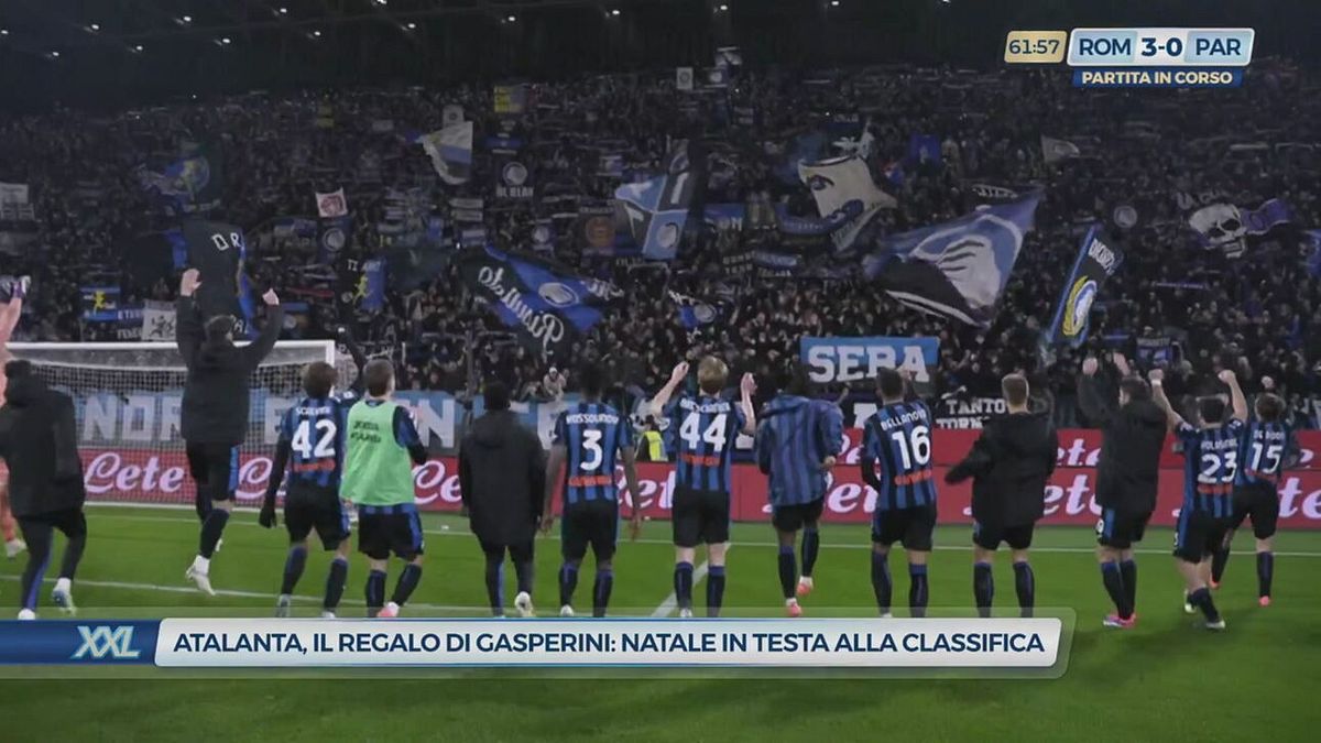 Atalanta, il regalo di Gasperini: Natale in testa alla classifica