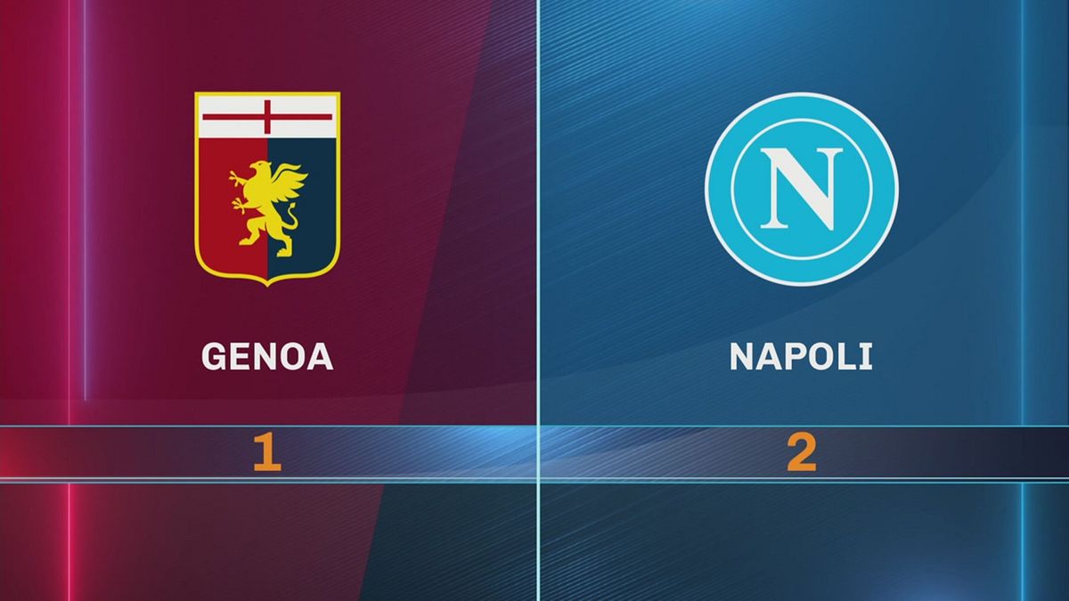 Genoa-Napoli 1-2: gli highlights