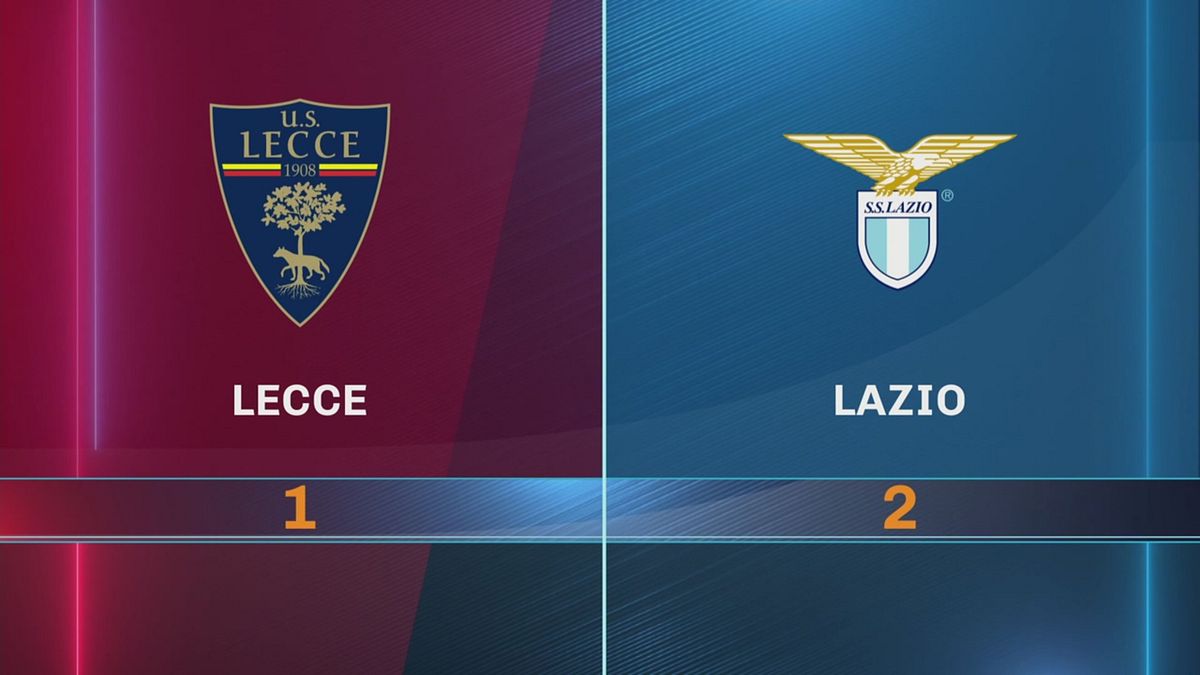 Lecce-Lazio 1-2: gli highlights