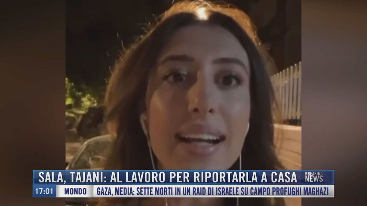 Breaking News delle 17.00 | Sala, Tajani: al lavoro per riportarla a casa