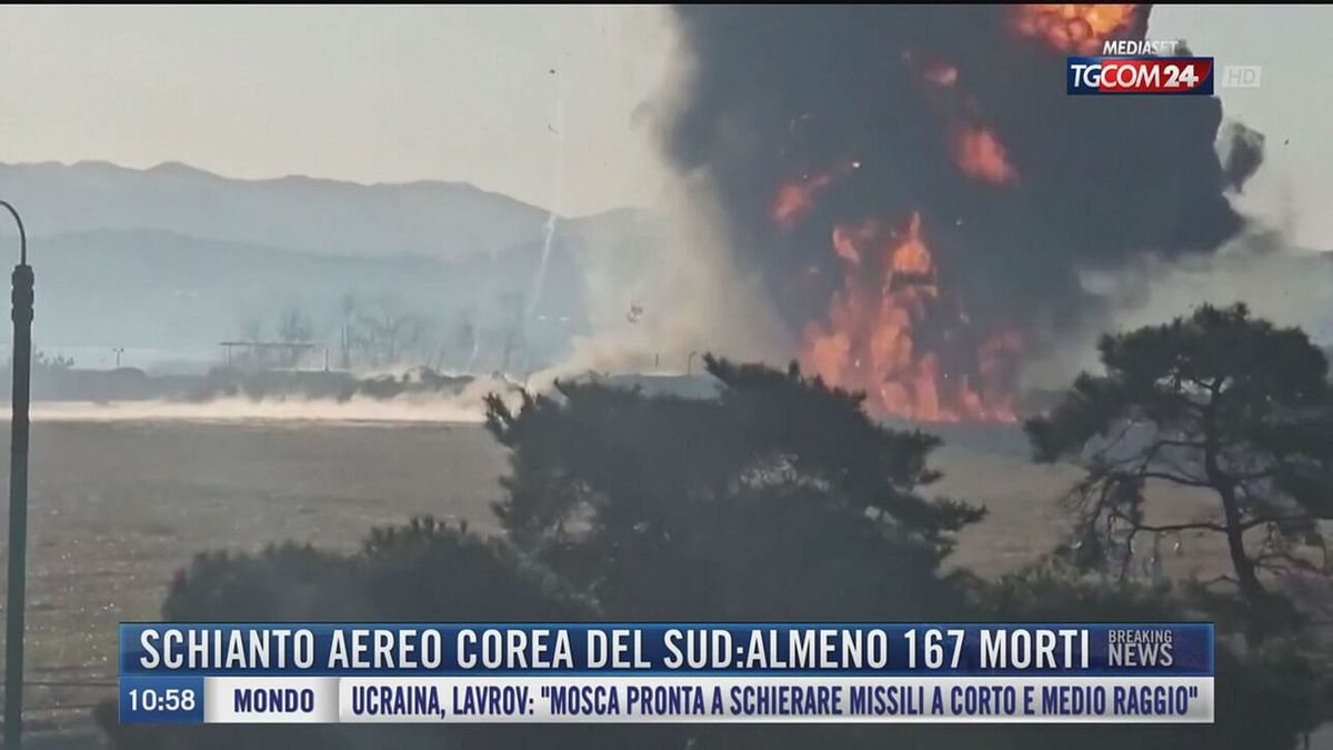 Breaking News delle 11.00 | Schianto aereo Corea del Sud: almeno 167 morti