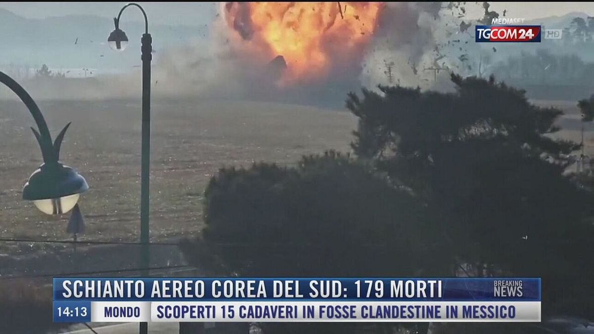 Breaking News delle 14.00 | Schianto aereo Corea del Sud: 179 morti