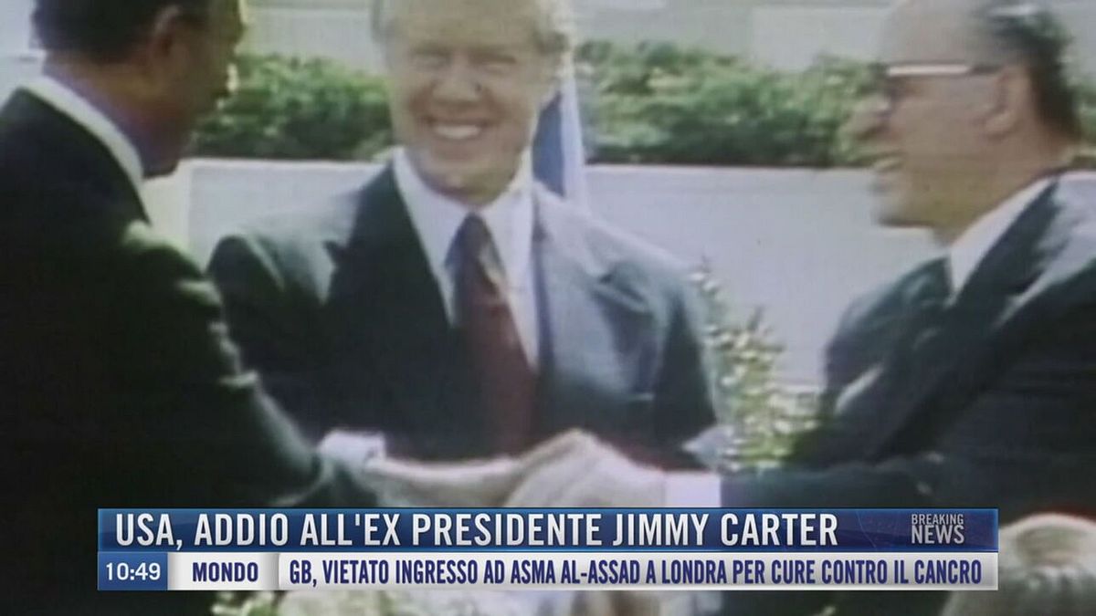 Breaking News delle 11.00 | Usa, addio all'ex presidente Jimmy Carter