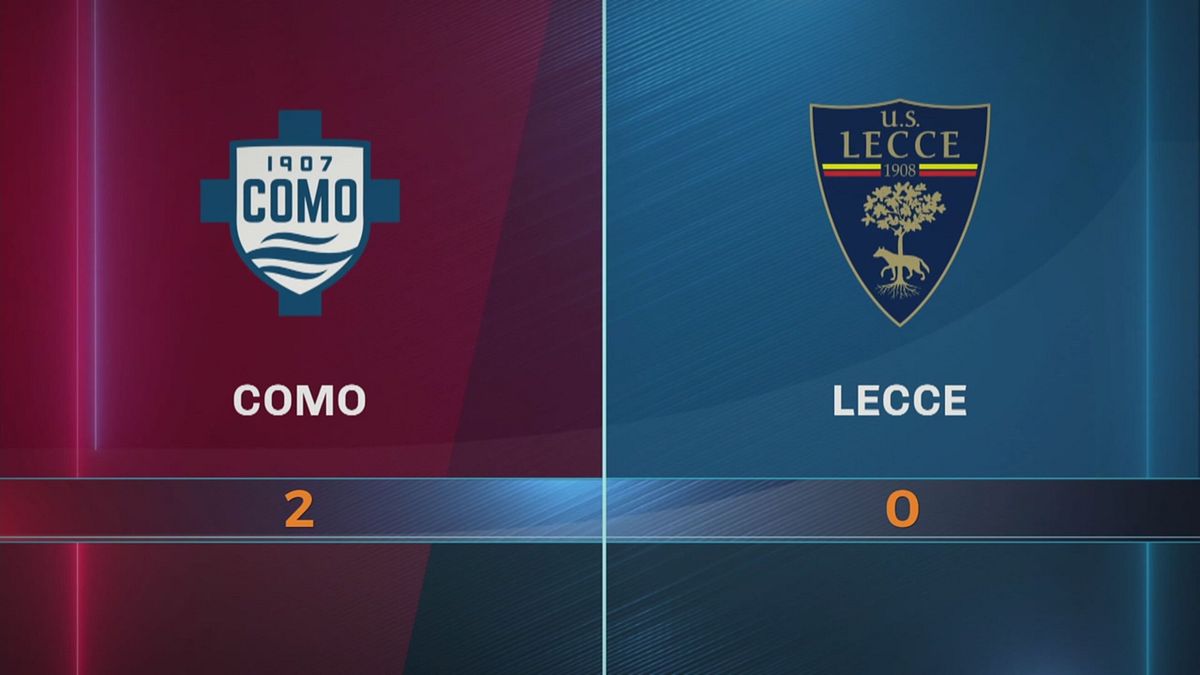 Como-Lecce 2-0: gli highlights