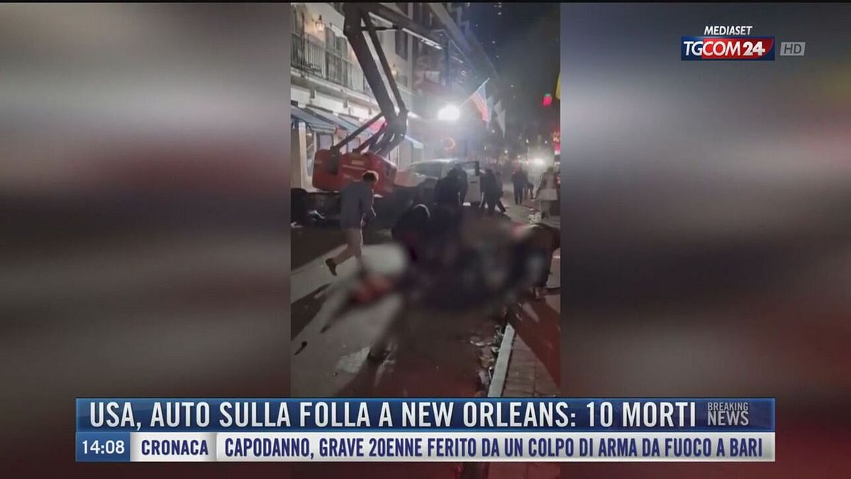 Breaking News delle 14.00 | Usa, auto sulla folla a New Orleans: 10 morti