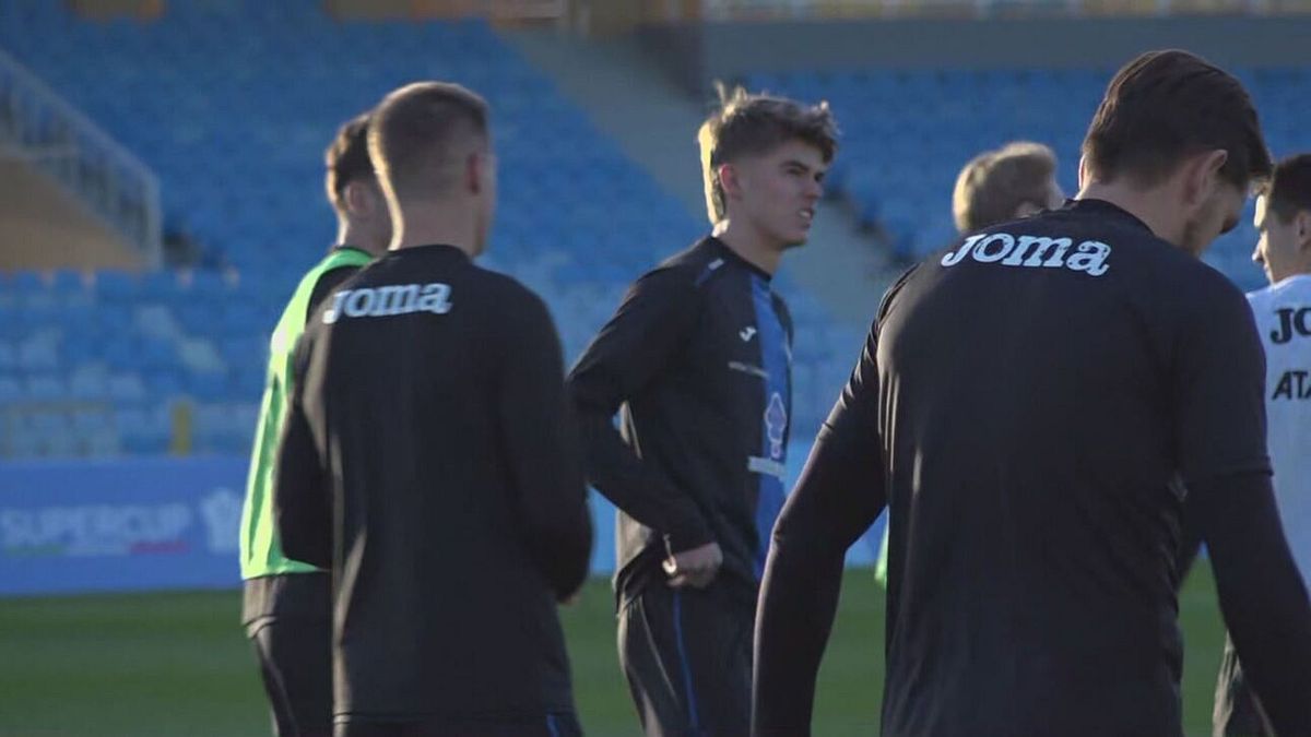 Atalanta, l'allenamento in vista della semifinale