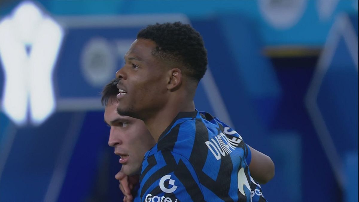 61' | Gol di Dumfries (Inter-Atalanta 2-0)