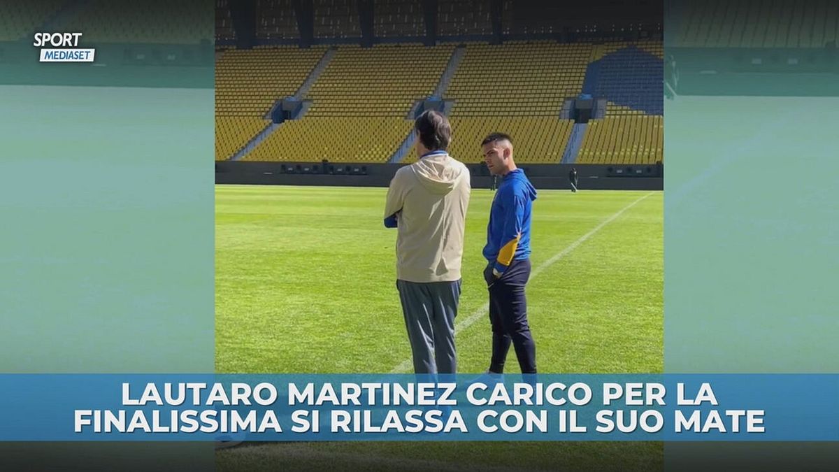 Lautaro si rilassa in vista della finale