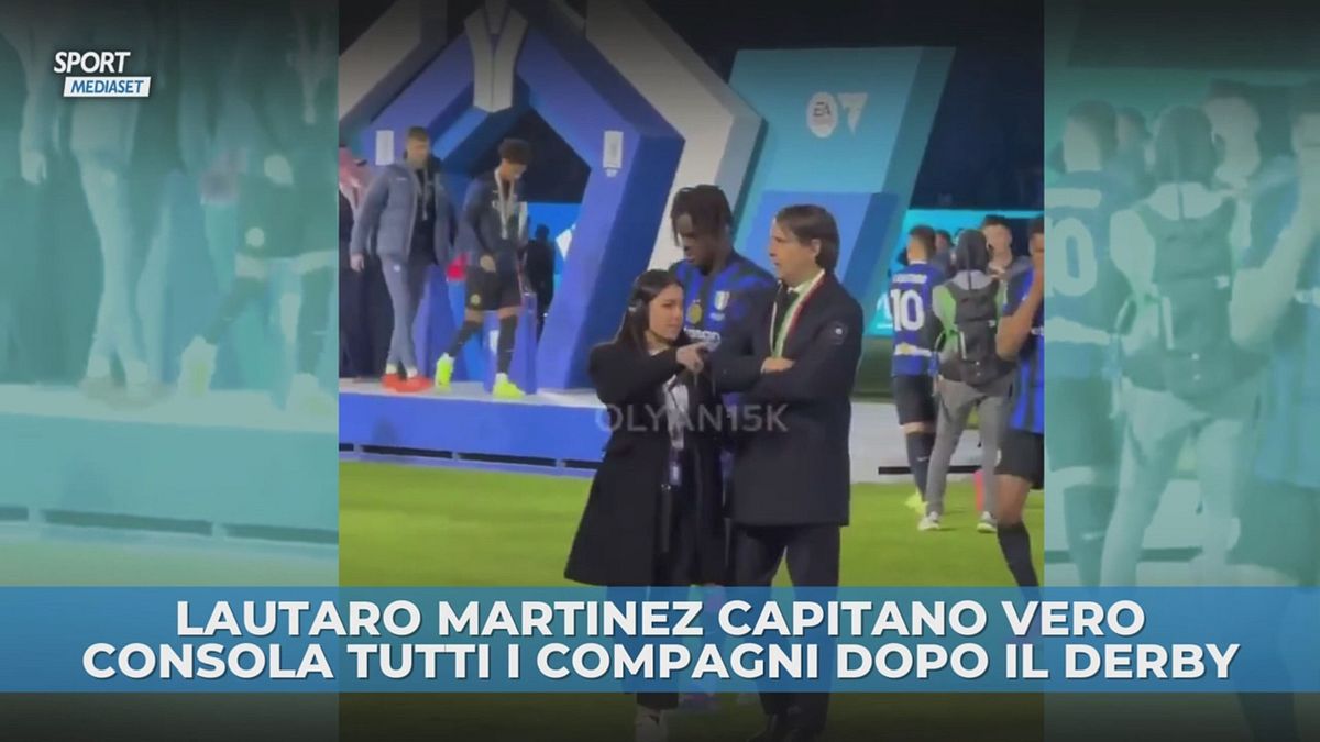 LAUTARO CAPITANO VERO, GRANDE GESTO DOPO LA SCONFITTA