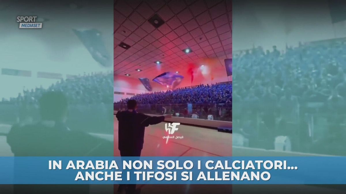 In Arabia non solo i calciatori… anche i tifosi si allenano