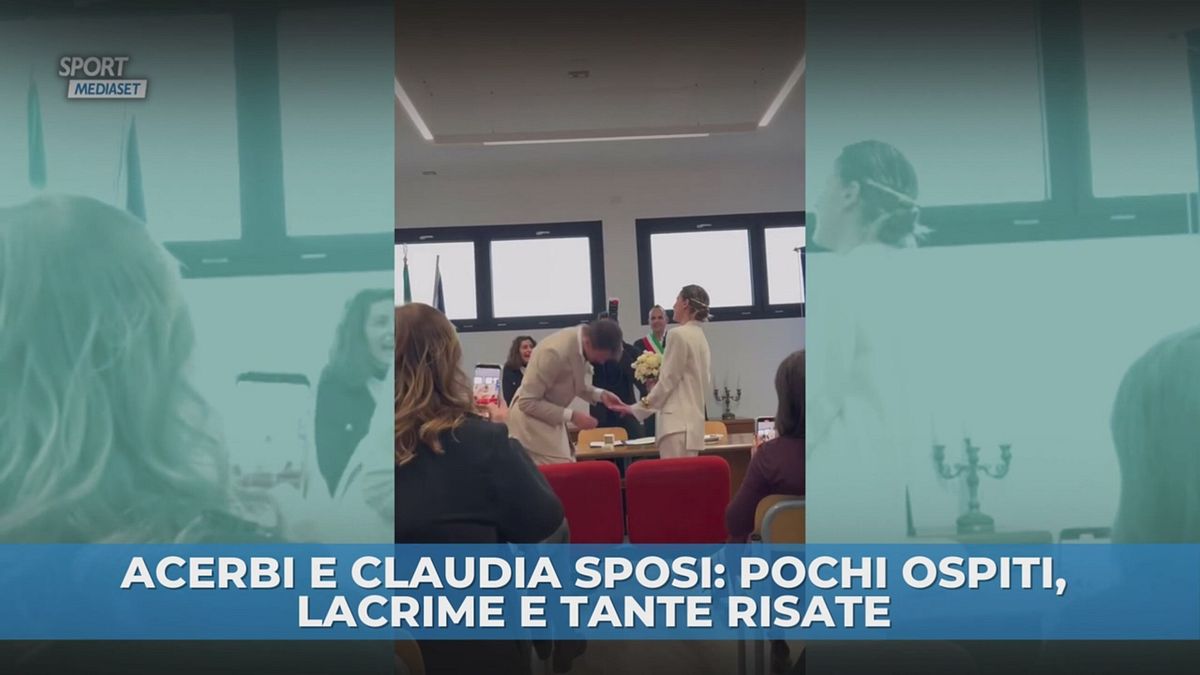 Acerbi e Claudia sposi