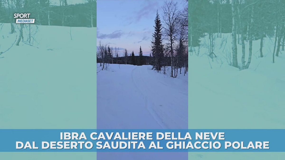 Ibra cavaliere della neve. Dal deserto saudita al ghiaccio polare