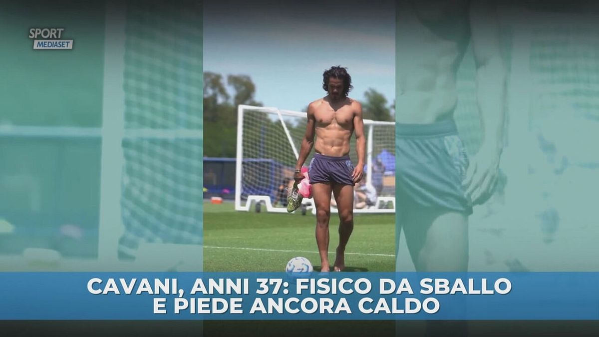 Cavani, fisico da sballo e gol