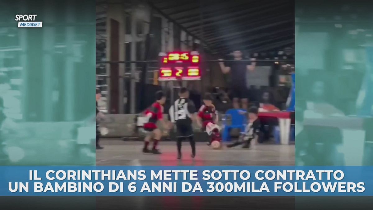 Il Corinthians prende Enrico, fenomeno di 6 anni star dei social