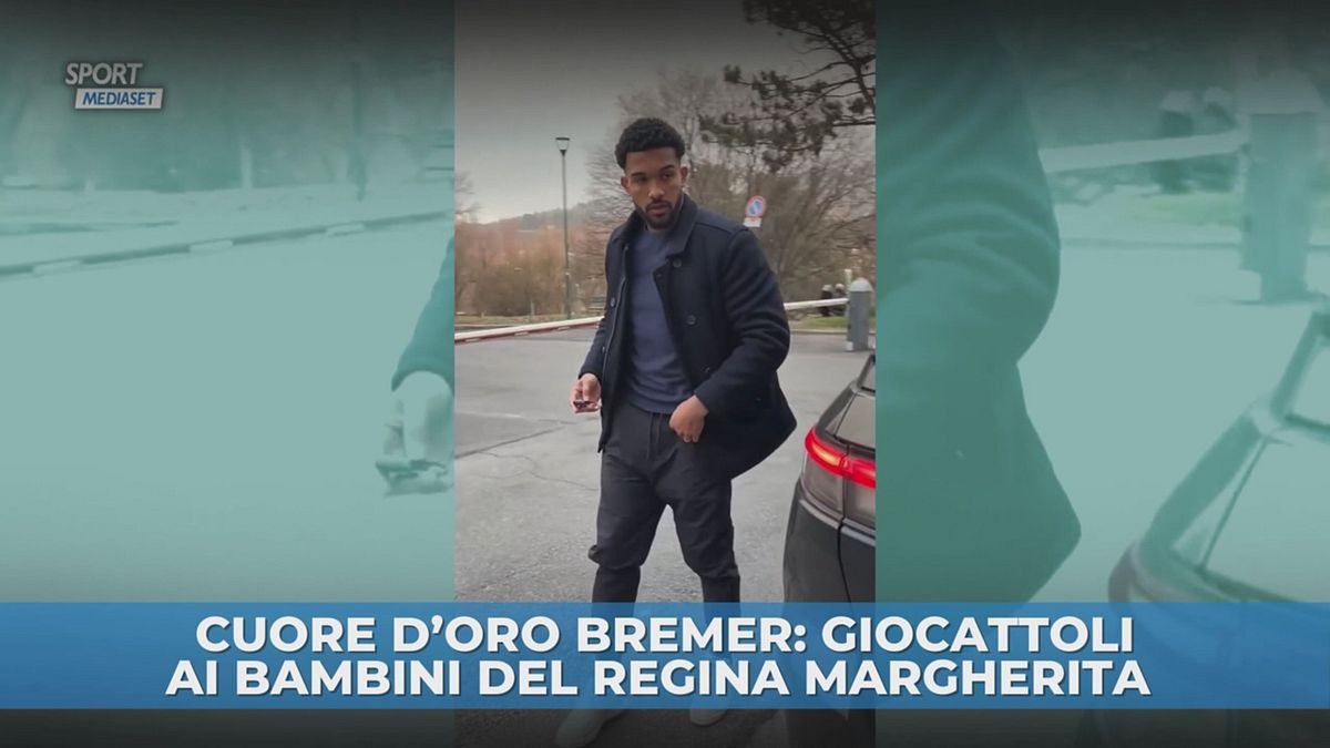 Bremer cuore d'oro: sorrisi e doni ai bimbi