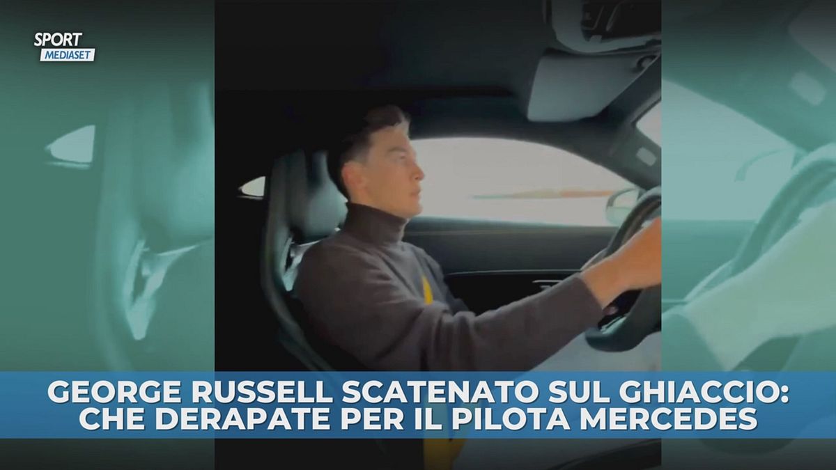 George Russell dà spettacolo sul ghiaccio!