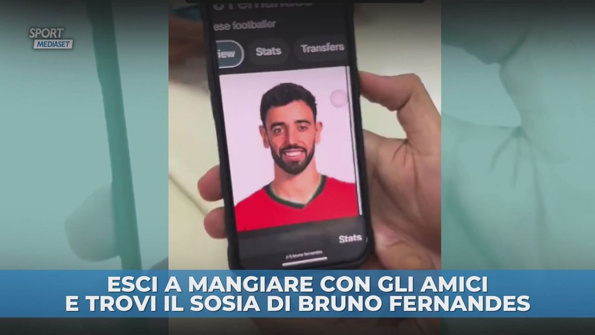 Ecco il sosia di Bruno Fernandes