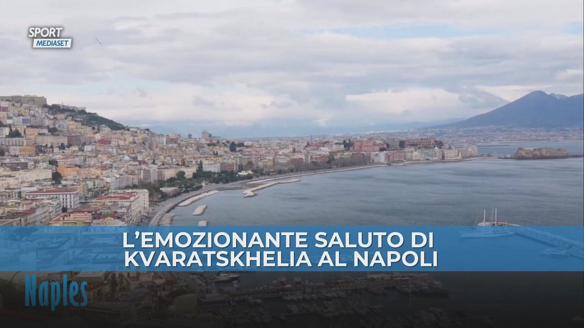 Kvara saluta con un commovente video: "Grazie Napoli"