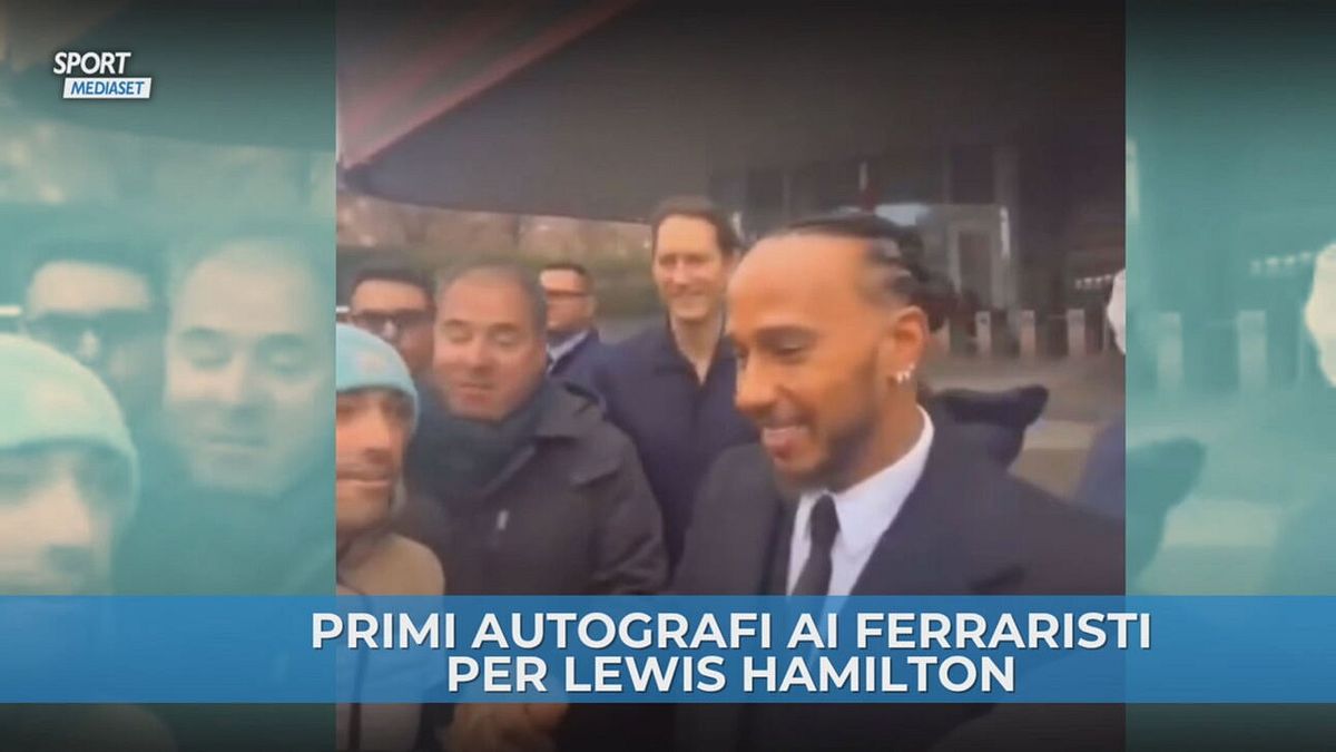 È già Hamilton-mania: tifosi Ferrari in delirio