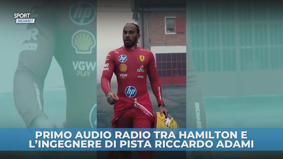 Primo audio radio tra Hamilton e l'ingegnere di pista di Ferrari