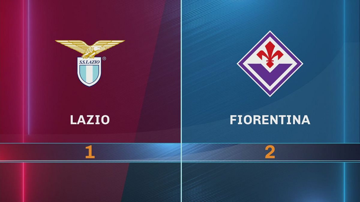 Lazio-Fiorentina 1-2: gli highlights