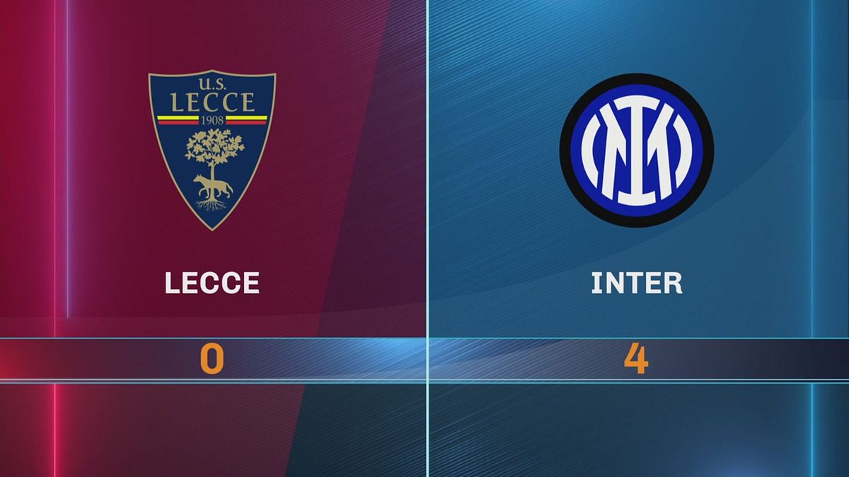 Lecce-Inter 0-4: gli highlights