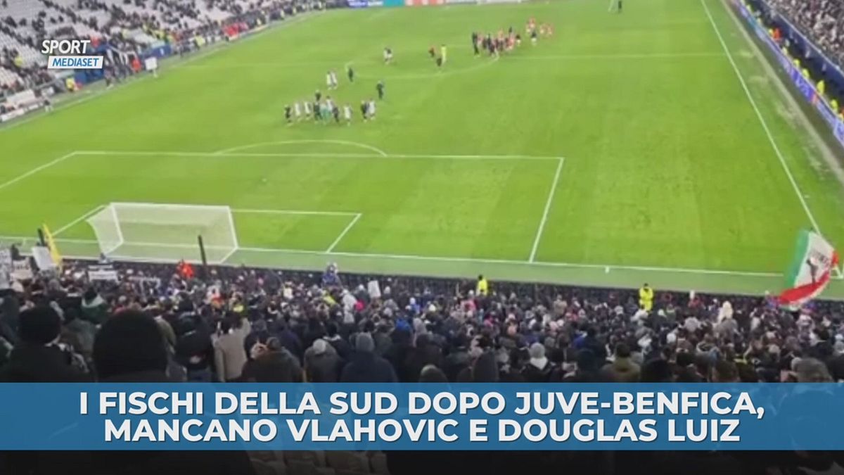 Fischi della sud dopo Juve-Benfica