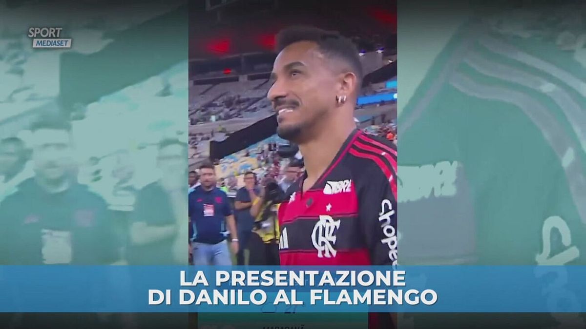 La presentazione di Danilo al Flamengo