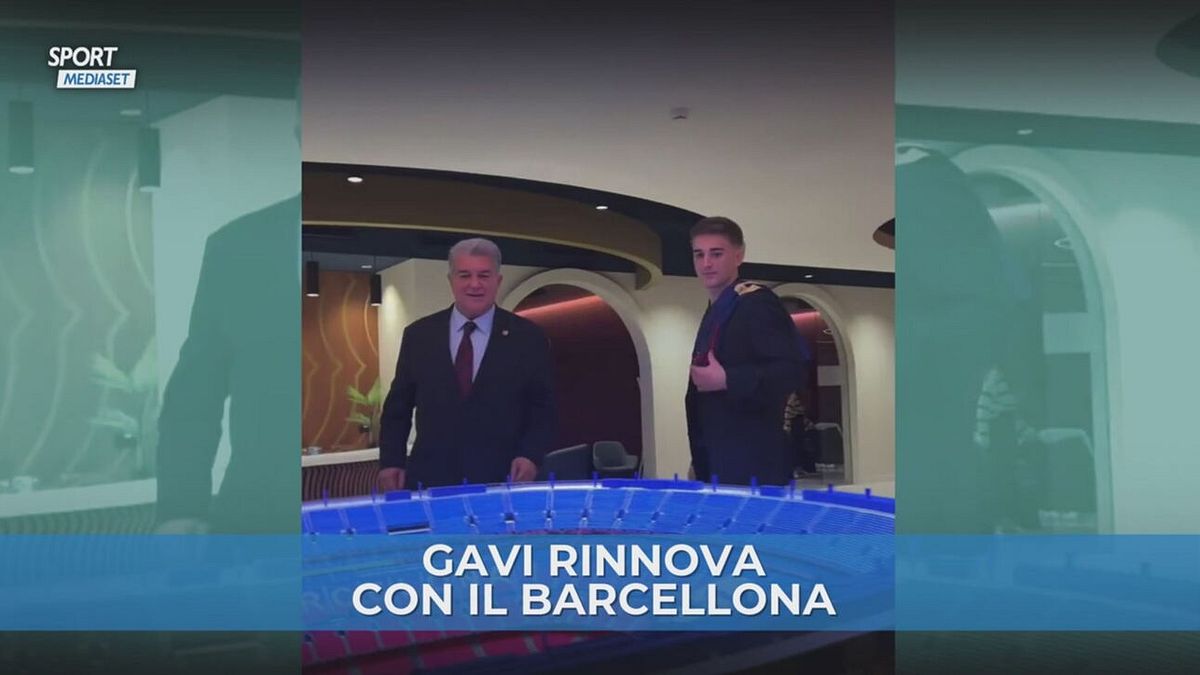 Gavi nel futuro del Barcellona: firma fino al 2030