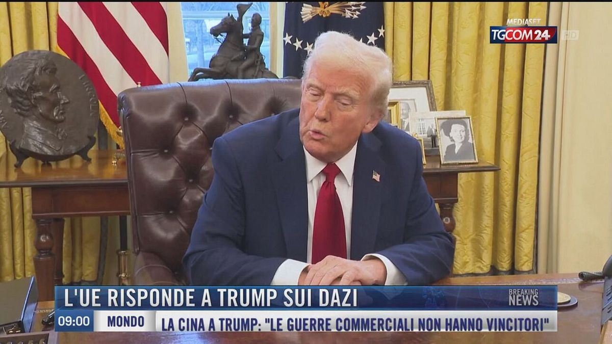 Breaking News delle 9.00 | L'Ue risponde a Trump sui dazi