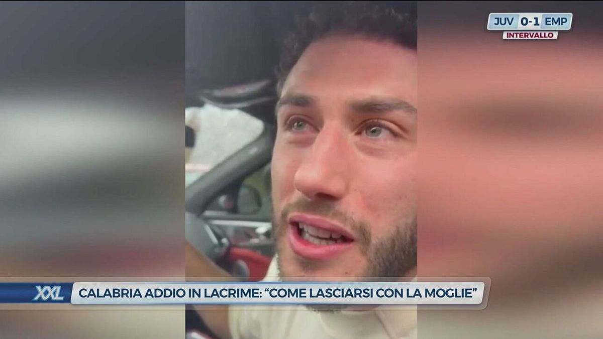 Calabria addio in lacrime