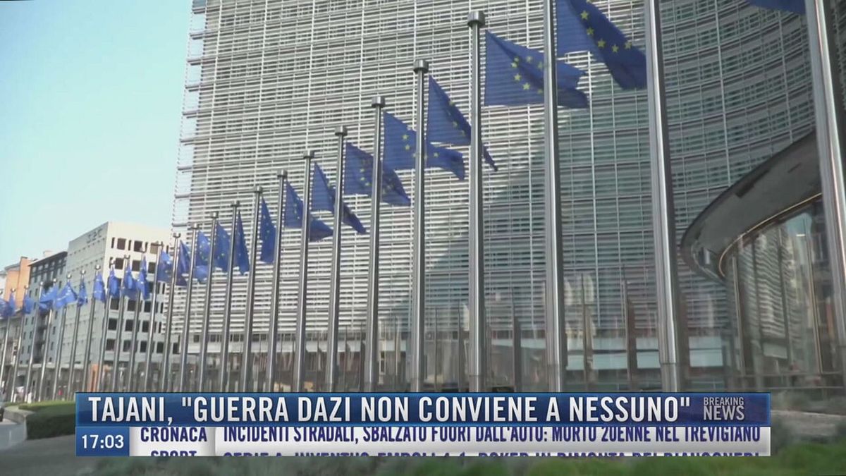 Breaking News delle 17.00 | Tajani: "Guerra dei dazi non conviene a nessuno"