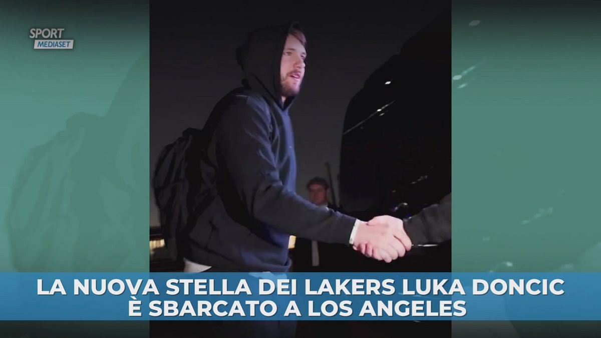 La nuova stella dei Lakers Luka Doncic è sbarcato a Los Angeles