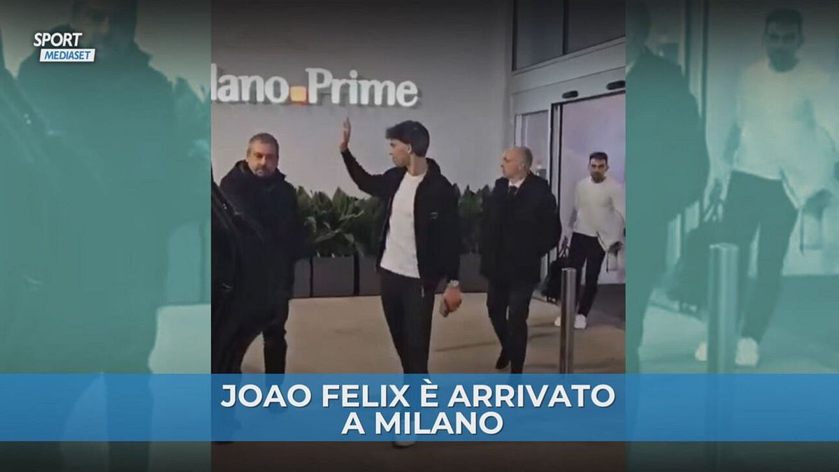 Joao Felix è pronto a unirsi al Milan: l'arrivo a Malpensa