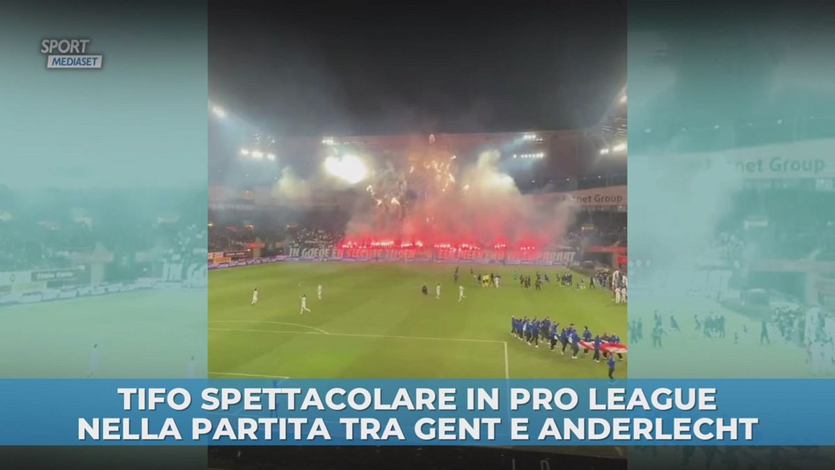 Tifo spettacolare in Pro League