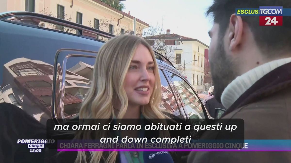 Chiara Ferragni a "Pomeriggio Cinque": "Sicura di essere innocente, farò di tutto per dimostrarlo"