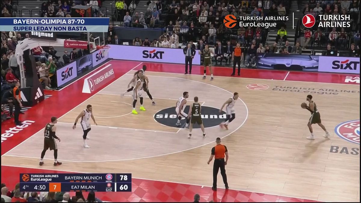 Eurolega: Bayern-Olimpia 87-70