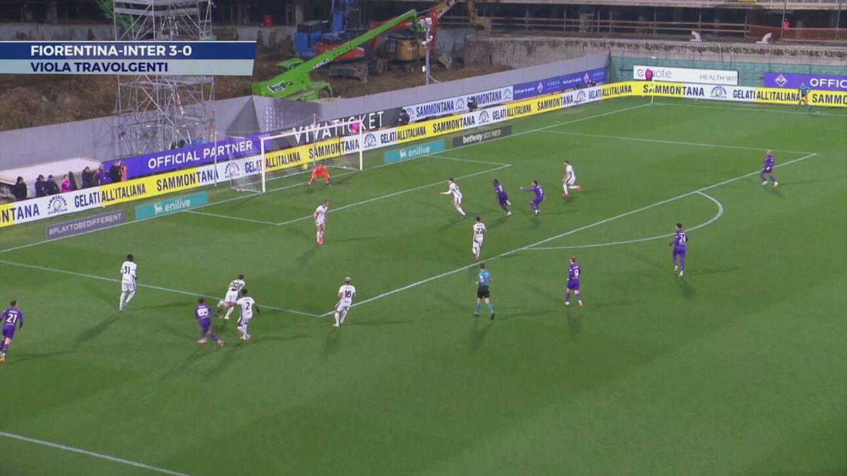 Fiorentina-Inter 3-0: gli highlights