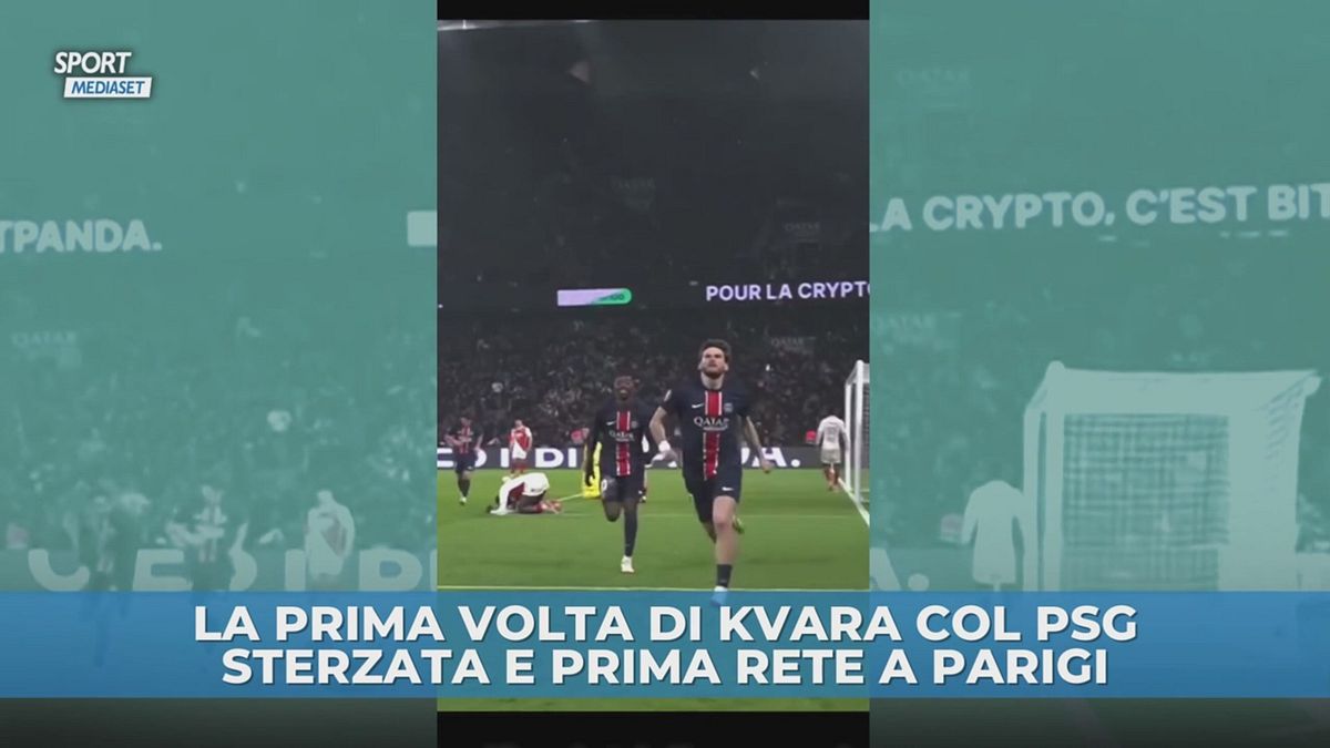 Kvara incanta il Parco dei Principi: primo gol col PSG