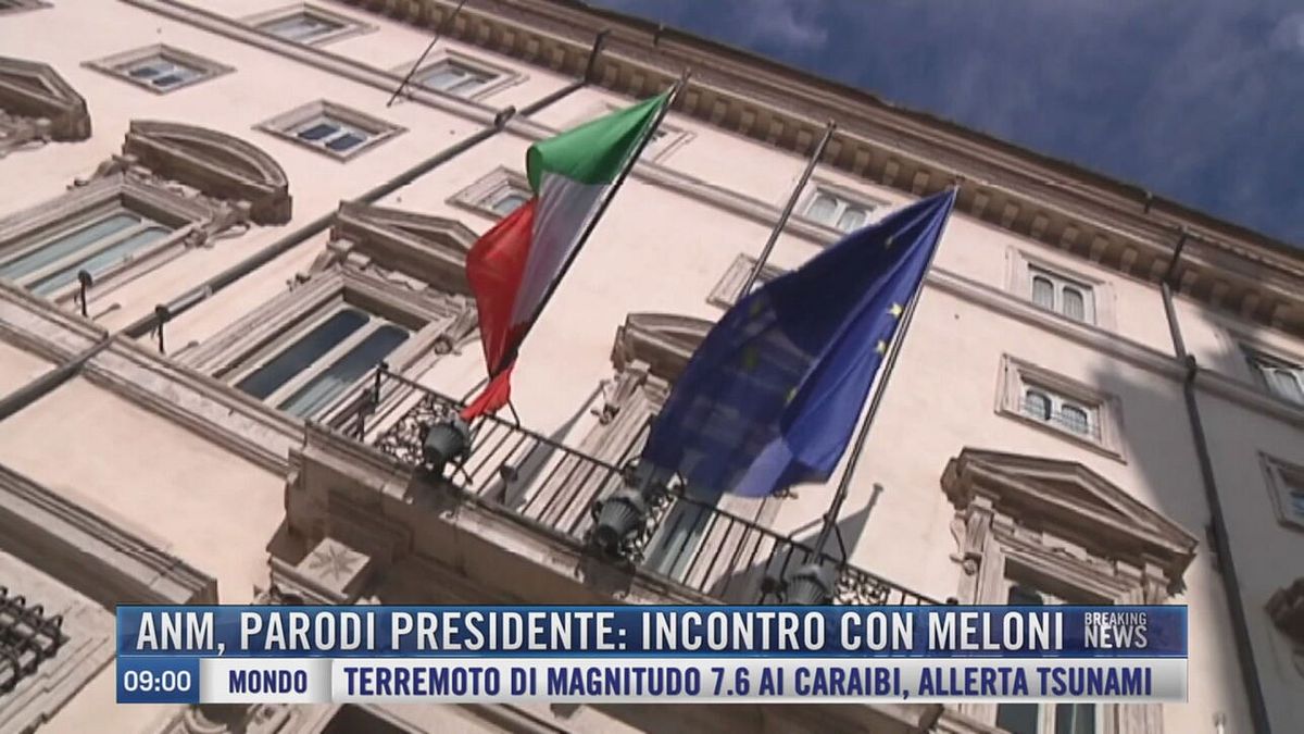 Breaking News delle 09.00 | Anm, Parodi Presidente: incontro con Meloni