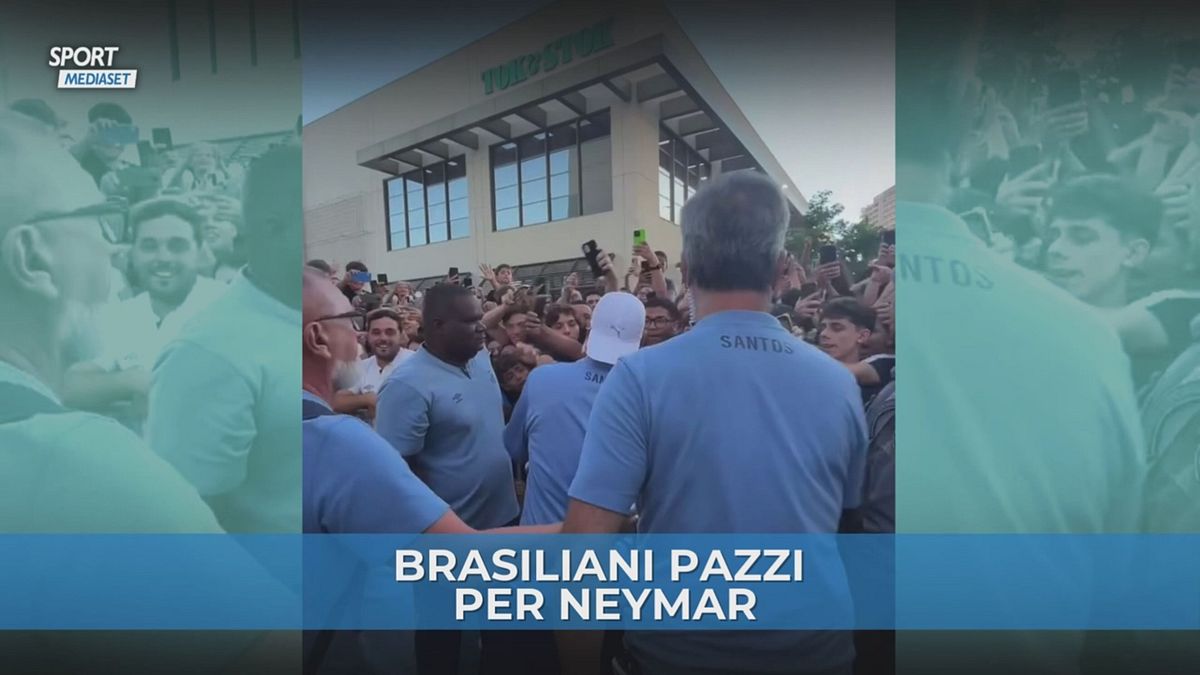 Neymar-mania al Santos: tifosi in delirio ovunque