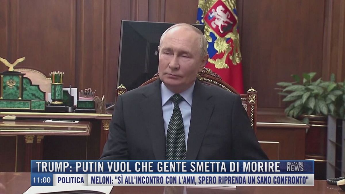 Breaking News delle 11.00 | Trump: Putin vuole che la gente smetta di morire