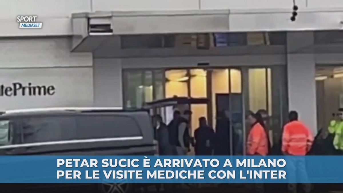 Sucic è arrivato a Milano per le visite mediche con l'Inter