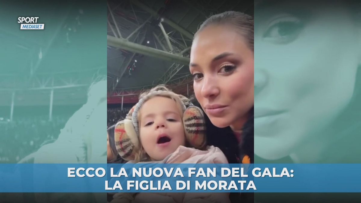 Ecco la nuova fan del Gala: la figlia di Morata