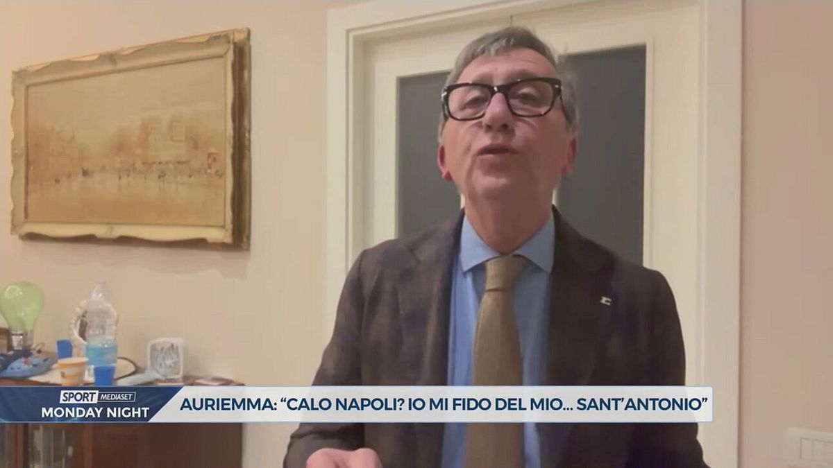 Auriemma: "Il calo del Napoli? Mi fido di Conte"