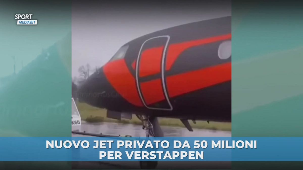 Il nuovo jet privato da 50 milioni di Verstappen