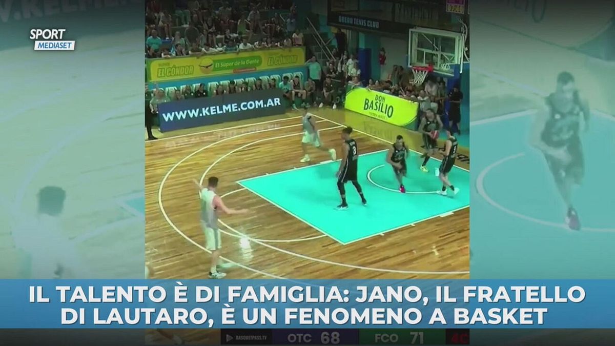 Il talento è di famiglia: Jano, il fratello di Lautaro, fenomeno del basket