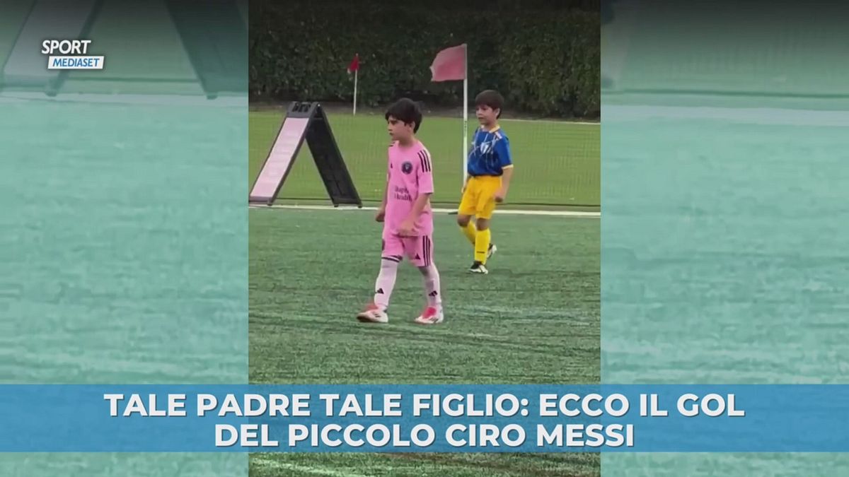 Tale padre tale figlio: il gol del piccolo Ciro Messi